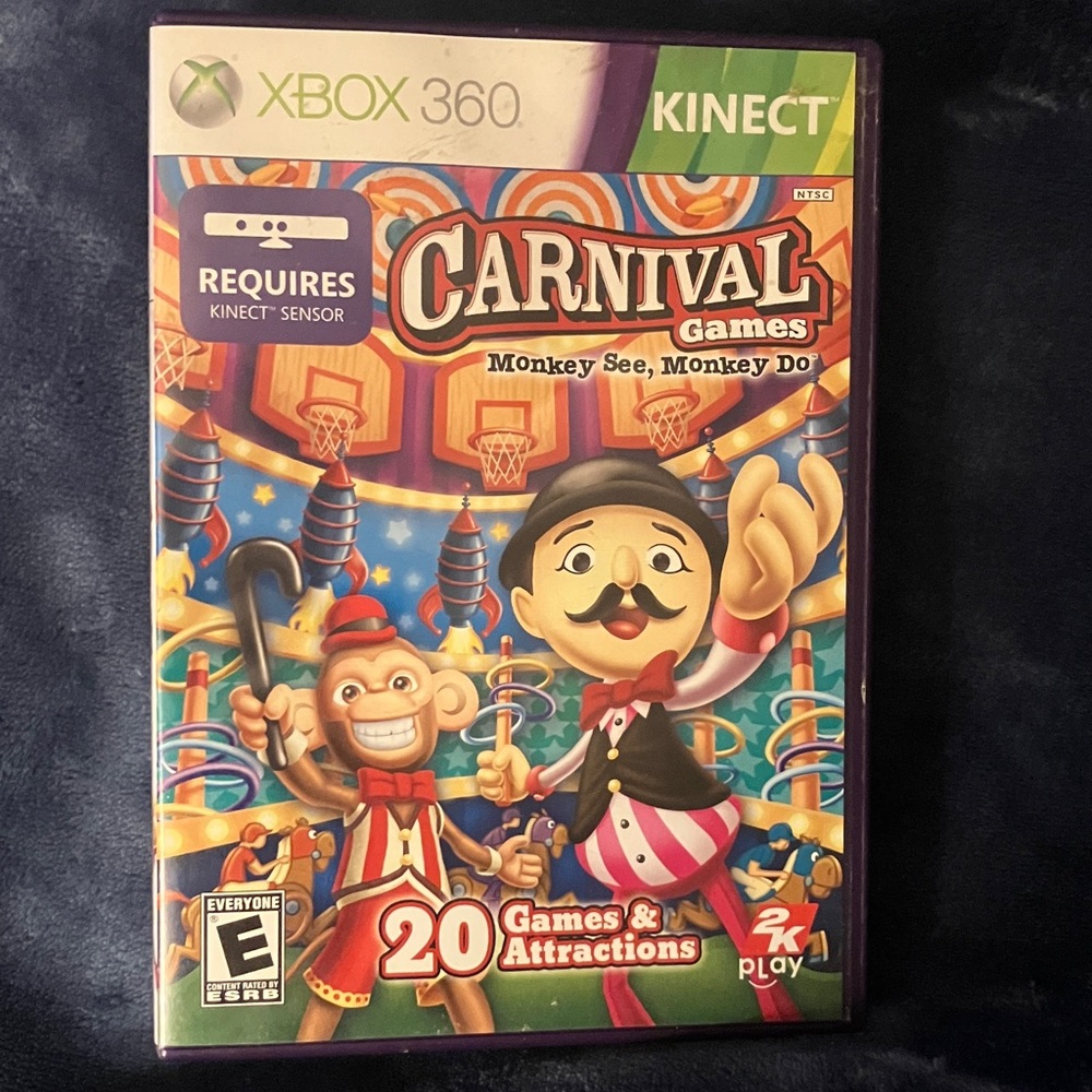 Carnival Games Monkey See, Monkey Do for Xbox 360‎ Kinect - Colorful Fun Rated E